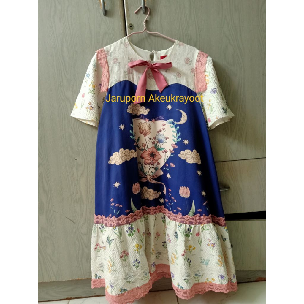 ชุดเดรส Bellita BLT BRAND ไซส์ L มือสอง