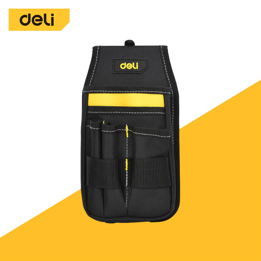 Deli กระเป๋าใส่เครื่องมือช่าง กระเป๋าเครื่องมือช่าง อเนกประสงค์ หนา กันน้ำ แข็งแรง กว้าง Tool Bag