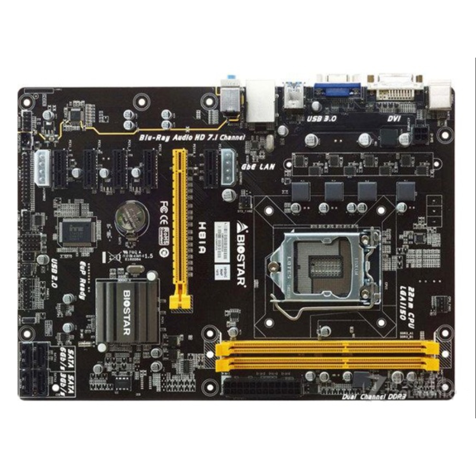 BIOSTAR H81A คอมพิวเตอร์ เมนบอร์ด Mainboards