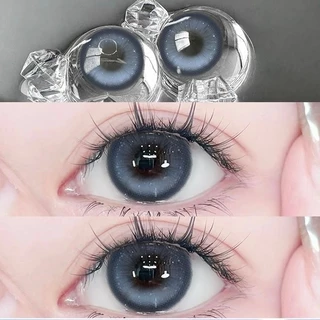 0.00-6.00 Midroo คอนแทคเลนส์ เลนส์ค่าสายตาสั้น snowflake เลนส์น่ารักๆ Juliet Contact Lens รายเดือน