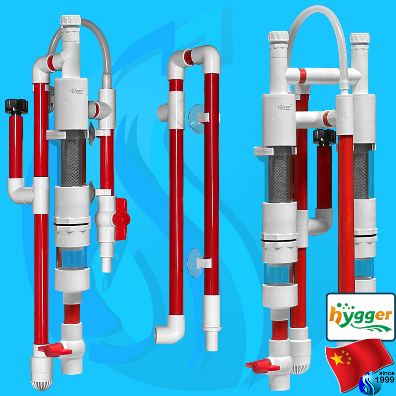 Hygger Fish Waste Collector HG-141 / HG-183 ชุดท่อแดงน้ำขึ้น น้ำลงกรอง overflow box ไม่ต้องเจาะตู้ พ