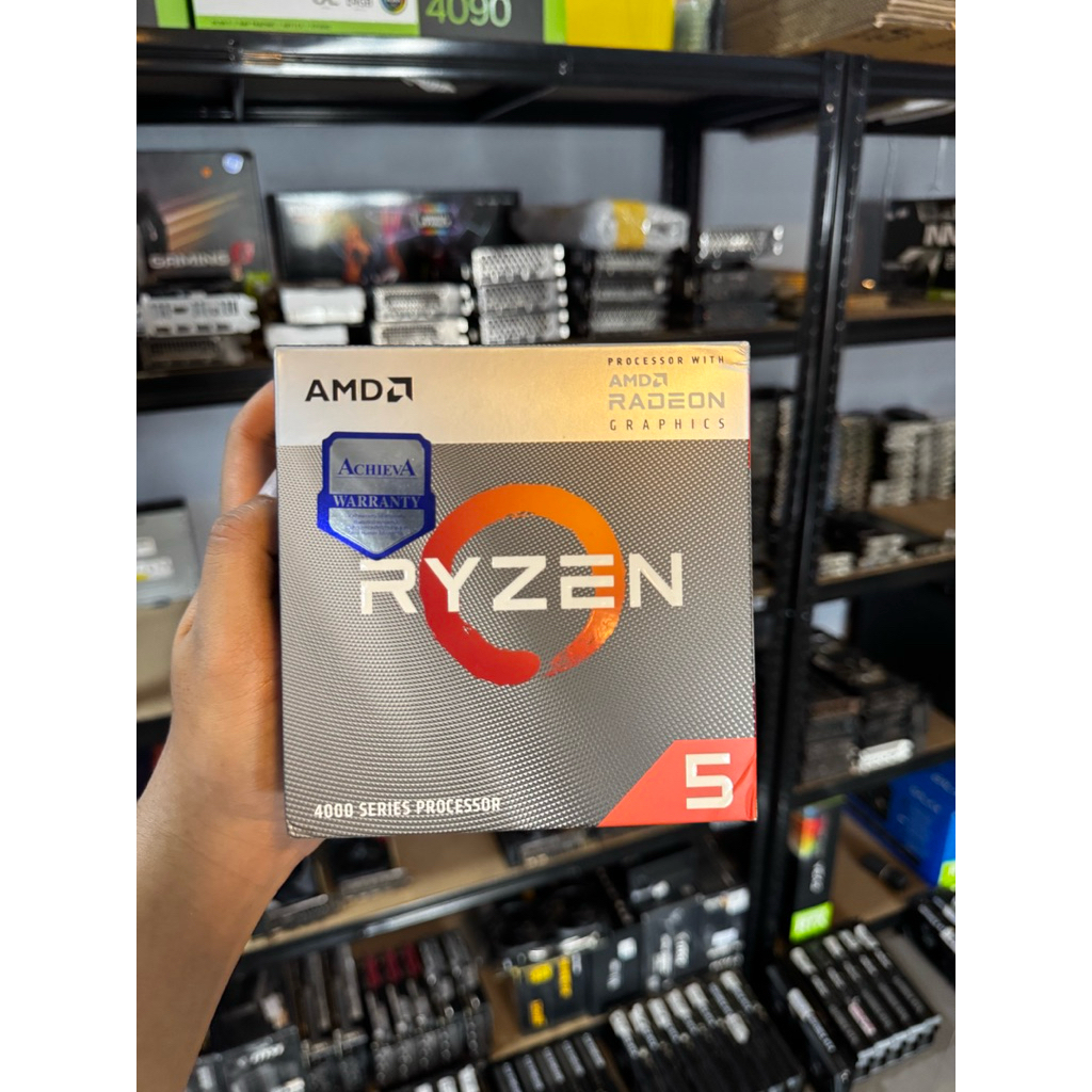 RYZEN 5 4600GCPU (ซีพียู) AM4 AMD RYZEN 5 4600G 3.7 GHz (มือสองมีกล่องและCPUไม่มีพัดลม)