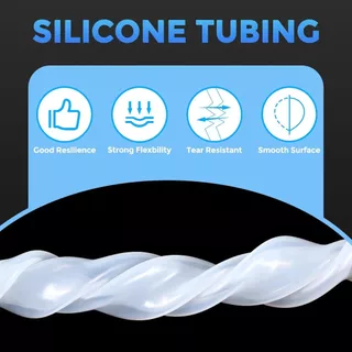 JIUYUAN Silicone Tube Food Grade 1m สายยางซิลิโคน ท่อยาง ท่อซิลิโคน Silicone tube Each piece is 1m(Cannot be spliced)