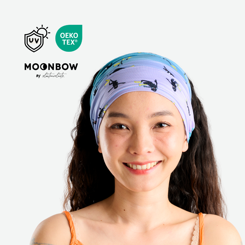 Moonbow Diver's Club Classic Buff ผ้าบัฟกัน UV สำหรับกีฬากลางแจ้ง ดำน้ำ ลายสวย ผ้าดี จัดส่งเร็ว