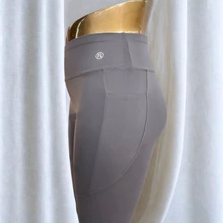 【Rlegging】กางเกงเลกกิ้งออกกำลังกายไซส์ขนาดใหญ่มีกระเป๋ายืดหยุ่นดีใส่เล่นกีฬาวิ่งโยคะเอวสูงกระชับ