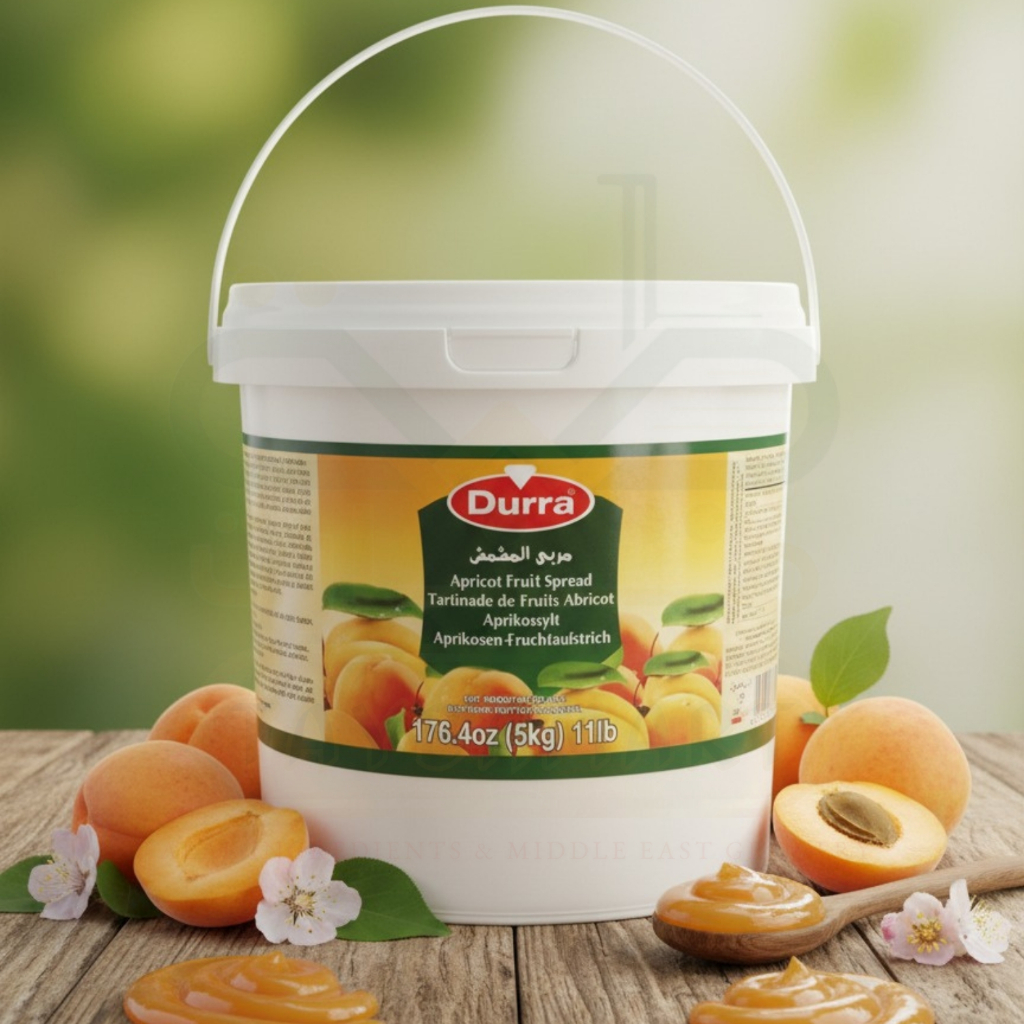 [กระป๋องใหญ่] Durra แยมผลไม้ 5kg Fruit Spread มี 4รส สตรอเบอร์รี่/ส้ม/มะเดื่อ/แอปริคอต แยมฮาลาล นำเข้า ทำเบเกอรี่ ไส้ขนม ราคา ถูกที่สุด ดีลบีเคเค แกลเลอรีภาพที่ 8