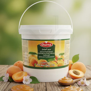 [กระป๋องใหญ่] Durra แยมผลไม้ 5kg Fruit Spread มี 4รส สตรอเบอร์รี่/ส้ม/มะเดื่อ/แอปริคอต แยมฮาลาล นำเข้า ทำเบเกอรี่ ไส้ขนม