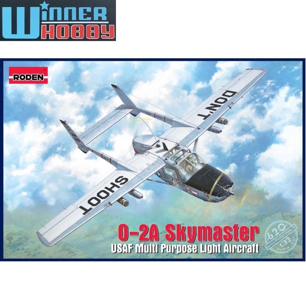 Roden 620 Cessna O-2 Skymaster scale 1/32