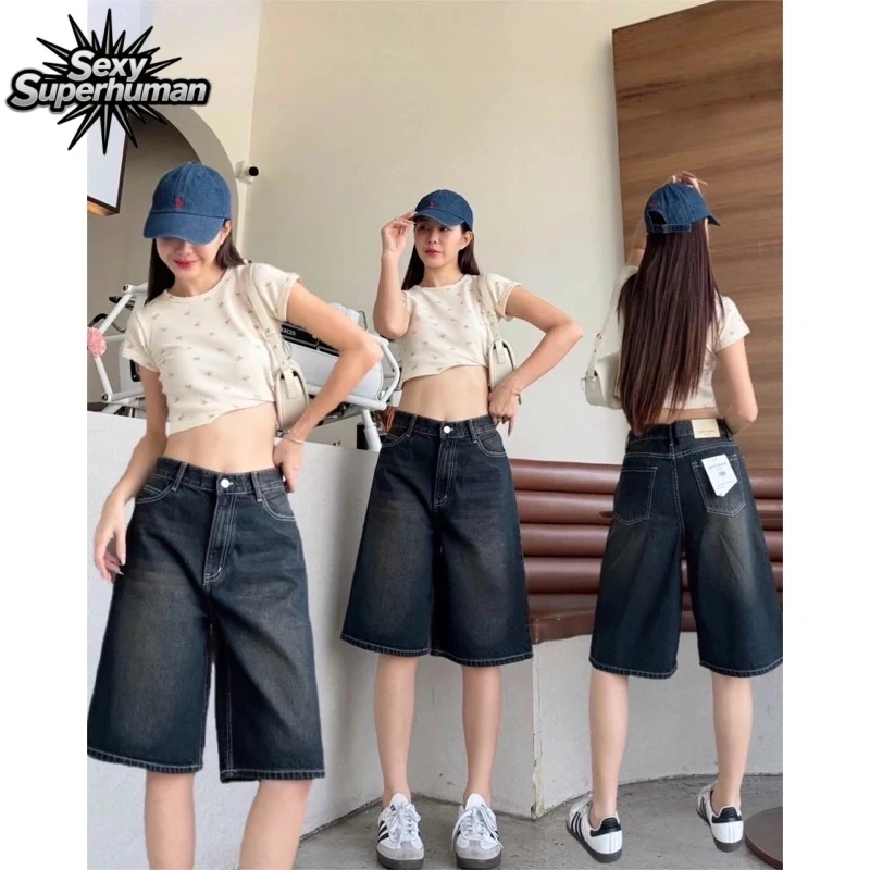 กางเกงยีนส์ผู้หญิง ขาสั้น 5 ส่วน thumbnail 4