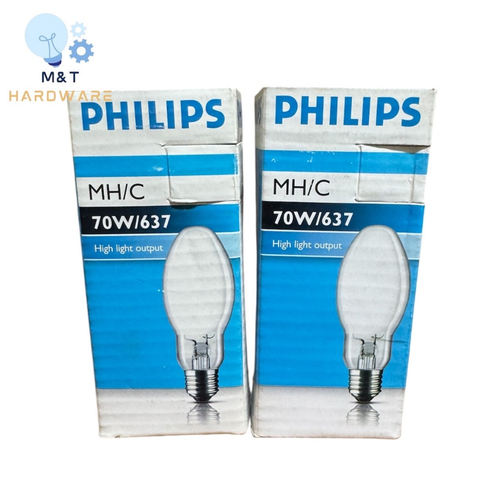 PHILIPS ฟิลิปส์ หลอดเมทัลฮาไลด์ MH/C 70W/637, 150W/637 E27 CO ขั้ว E27