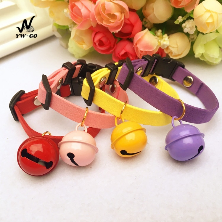 ปลอกคอแมวค่ะ สร้อยคอสัตว์ ทำจาก PU และมีหลายสีให้เลือก สวมใส่สบาย (พร้อมส่ง) CW48