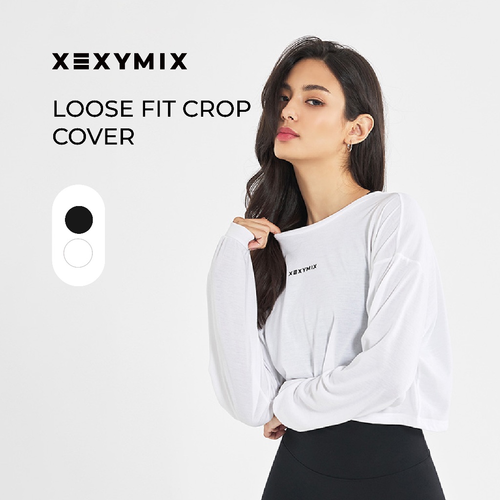[XEXYMIX] Loose Fit Crop Cover