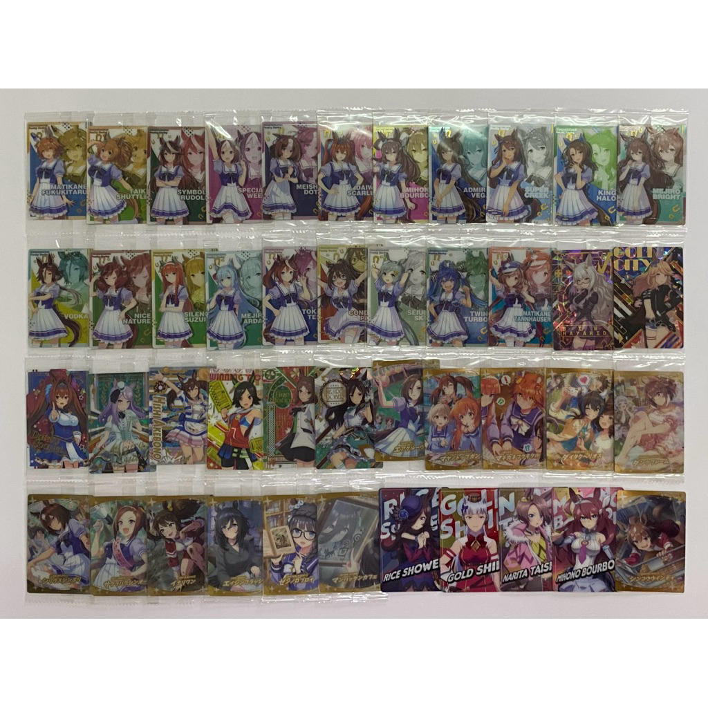 การ์ดเวเฟอร์ สาวม้าโมเอะ [มือ1 ในซอง] Uma Musume Pretty Derby Wafer Card