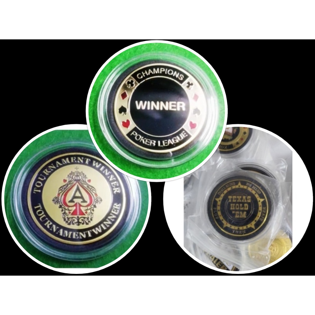 เหรียญชิป Texas Hold'em/Tournament Winner/WINNER