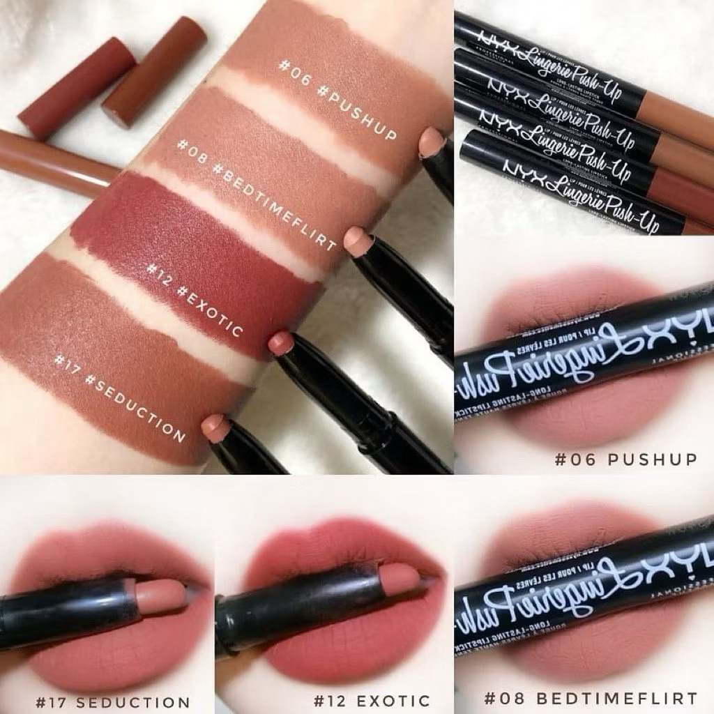 😍 ทาแล้วปัง 🌹 NYX Lingerie Push-Up ของแท้ สีสวยมากกก 🌸 - รูปที่ 3