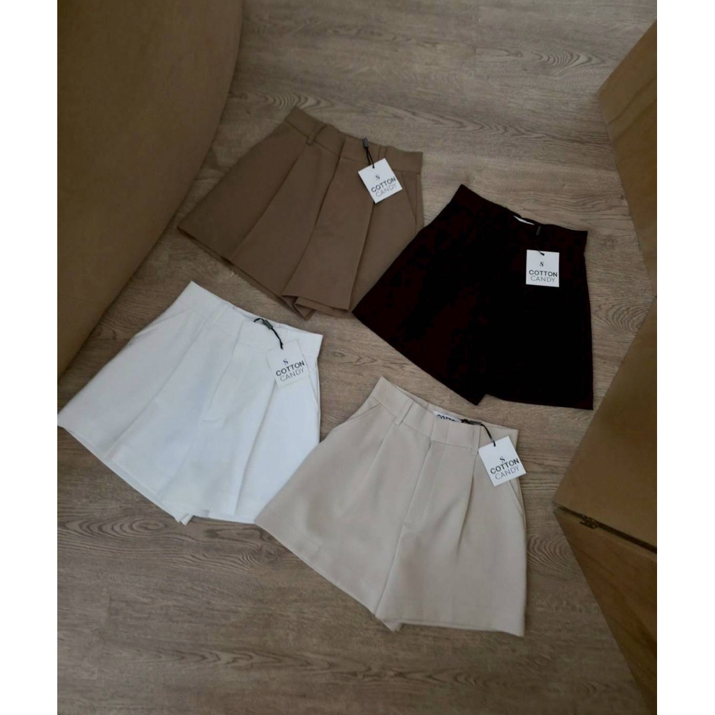 #Cotton Candy 🍭 กางเกงขาสั้น New  Fiona vintage pants