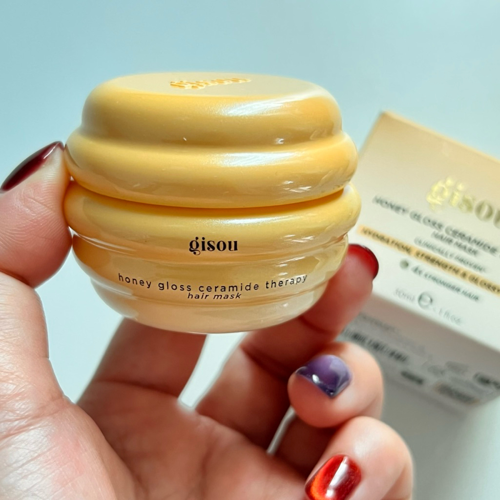 🍯30ml:มีกล่อง🍯 Gisou  Honey Gloss Ceramide Therapy Hydrating Hair Mask