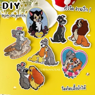 DIY ตัวรีดติดเสื้อผ้า กระเป๋า รองเท้า รีดกับวัสดุที่เป็นผ้าได้หลากชนิดหรือนำไปเย็บ ปะเสื้อผ้า งานปักผ้า หมา