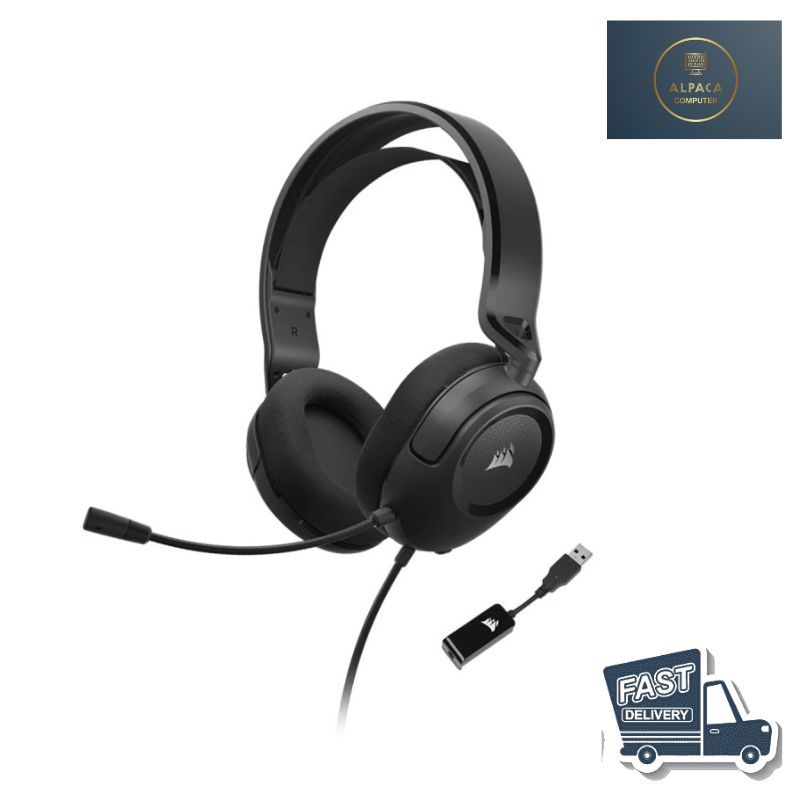 CORSAIR HEADSET GAMING HS35 SURROUND V2 MULTIPLATFORM : CA-9011386-AP สินค้าพร้อมส่ง