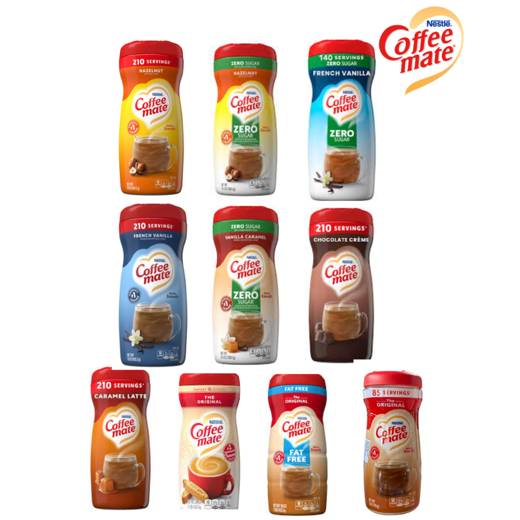 Nestle Coffee Mate Creamer ครีมเทียมผสมกาแฟ มีให้เลือกหลายรสชาติ
