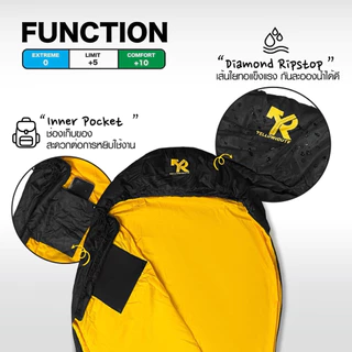 ถุงนอน Luna ultralight sleeping bag (ระดับหนาว5องศา)