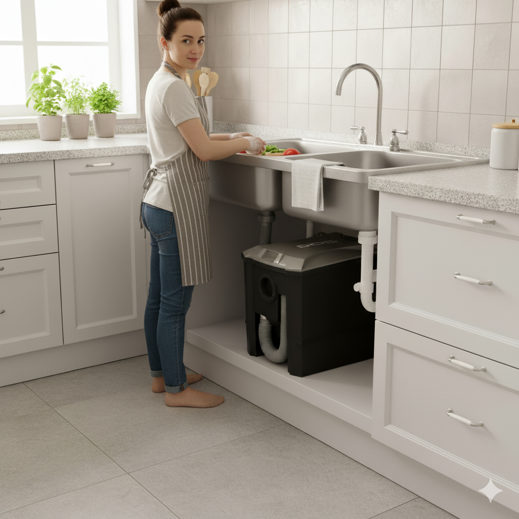 DOS ถังดักไขมัน 15 ลิตร รุ่น D-Sure