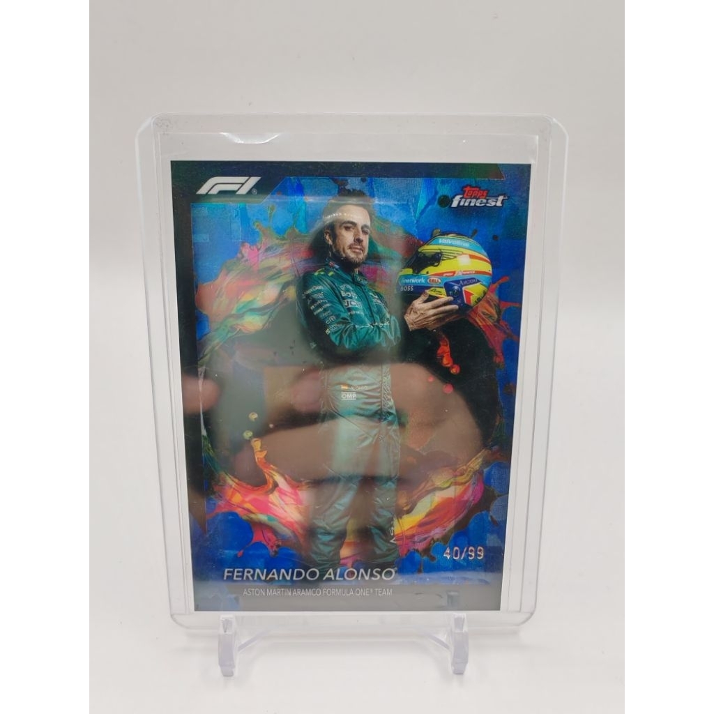 การ์ด f1 topps finest 2024 fernando alonso