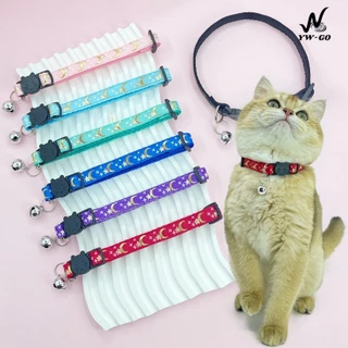 8สี ปลอกคอแมว ปลอกคอสัตว์เลี้ยง สําหรับสัตว์เลี้ยง สุนัข กระดิ่ง (พร้อมส่ง) CW134