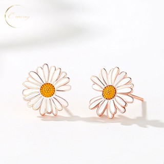 ☆Marguerite Earing☆ ต่างหู ตุ้มหู เงินแท้ ✯Esmeray✯ เดซี่ ดอ…