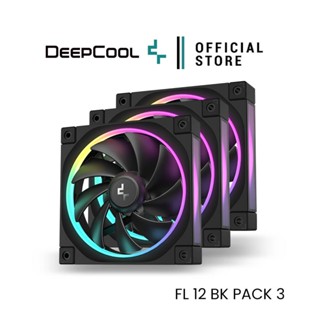 พัดลมเคส DEEPCOOL - CASE FAN 12CM FL12 / FL12 WHITE รับประกั…