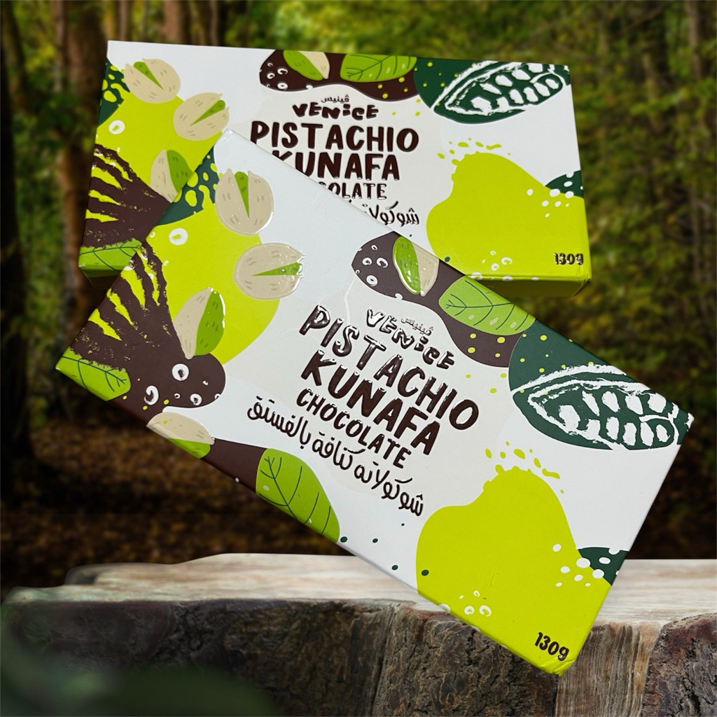 VENICE Pistachio Kunafa Chocolate Dubai🇦🇪🐪