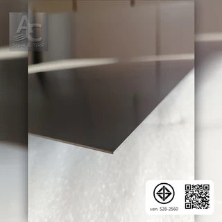แผ่นเหล็ก หนา 3 mm 2 mm 1.2 mm ขนาด 40x40 cm (เรียบ)