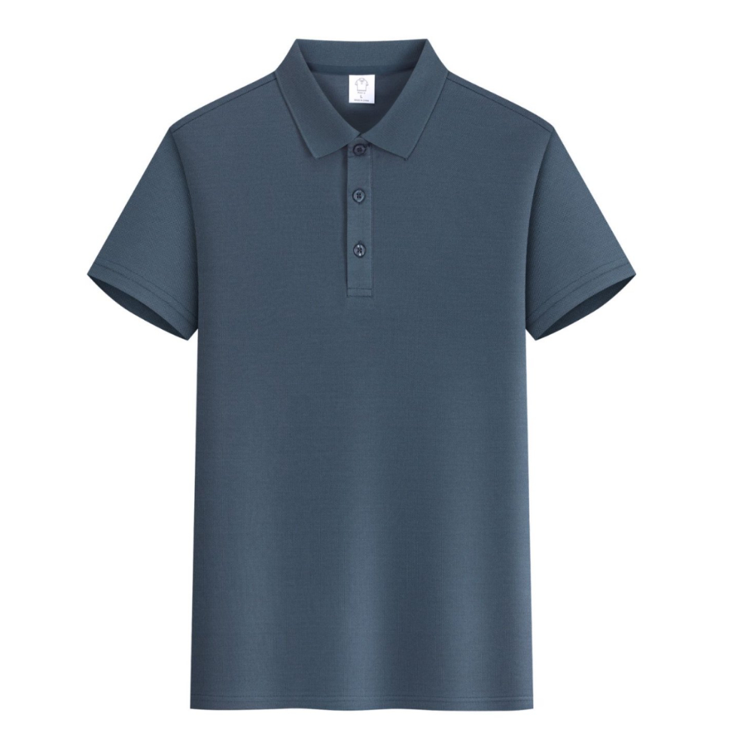 POLO#L-5XL#เสื้อโปโลฤดูร้อนสไตล์ลำลอง ผลิตจากผ้าไหมน้ำแข็ง น้ำหนักเบา ระบายอากาศได้ดี และยืดหยุ่น เหมาะสำหรับทั้งผู้ชายแ ราคา ถูกที่สุด ดีลบีเคเค แกลเลอรีภาพที่ 7