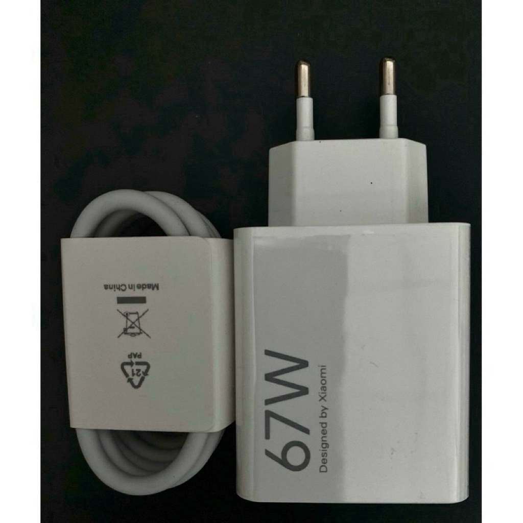 XIAOMI 67W TURBO CHARGE ** ADAPTER 67W + USB C 6A (120W) ** (NO PACKAGE)