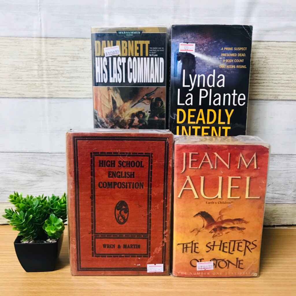 ภาษาอังกฤษ : JEANM AUEL T8755 HIGHT SCHOOL ENGLISH T8756 LYNDA LA PLANTE T8757 HIS LAST COMMAND T875