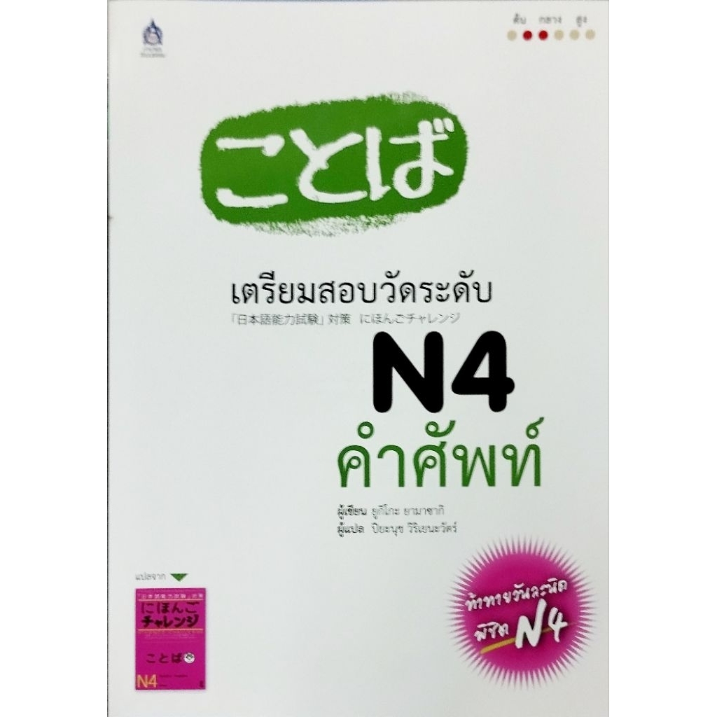 เตรียมสอบวัดระดับ N4 คำศัพท์