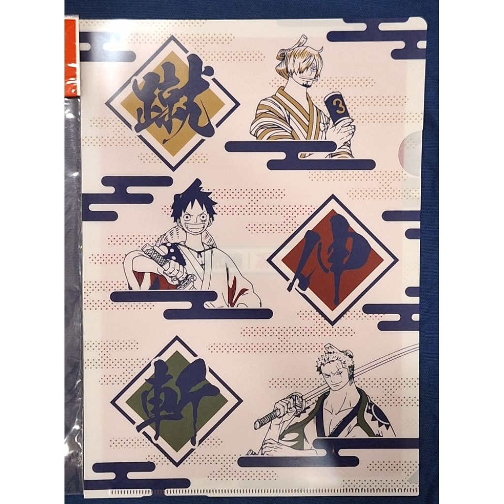 แฟ้มเอกสาร (Clear File) ของสะสมสุดลิมิเต็ด จาก Coca-Cola xOne Piece  จากประเทศญี่ปุ่น  ลายพิเศษจาก C
