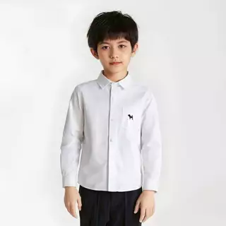 เสื้อเชิ้ตเด็ก แขนสั้นและแขนยาว ผ้าอ็อกฟอร์ด