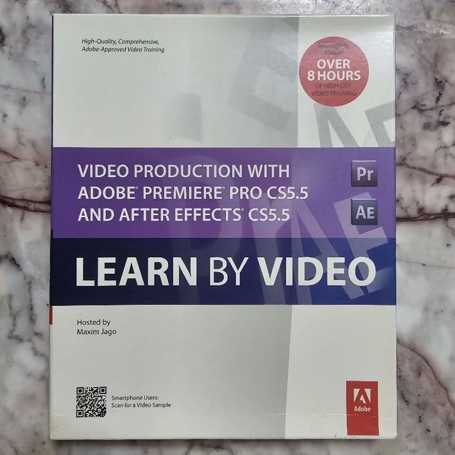 หนังสือพร้อมCD : Video Production with Adobe Premiere Pro CS5.5 and After Effects CC5.5: Learn by Vi