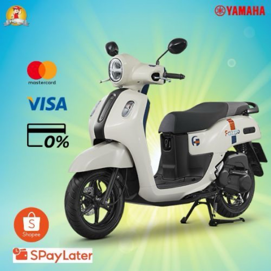 Yamaha Fazzio 2026(Standard/Smart Key) ผ่อน0% รถมอเตอร์ไซค์ ฟาซซิโอ้