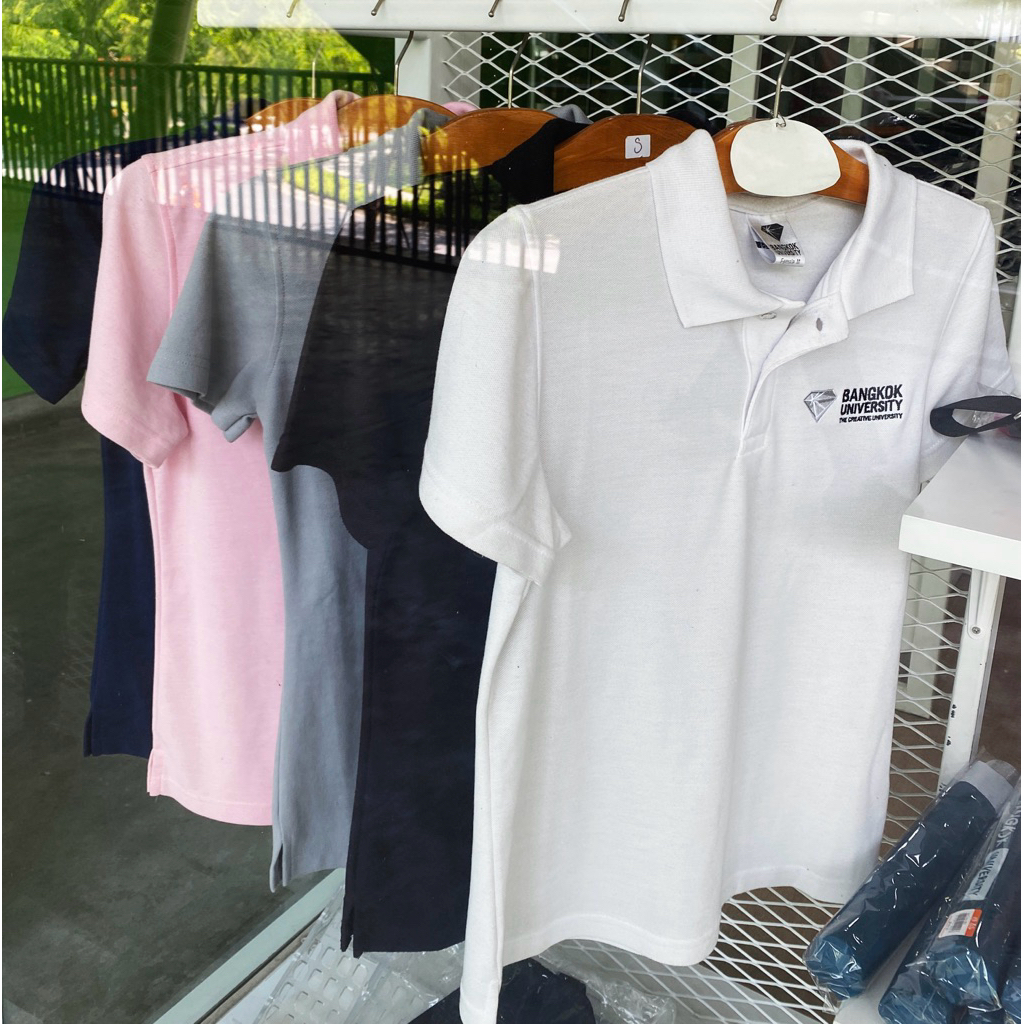 เสื้อโปโล ม.กรุงเทพ BU [พร้อมส่ง]💎