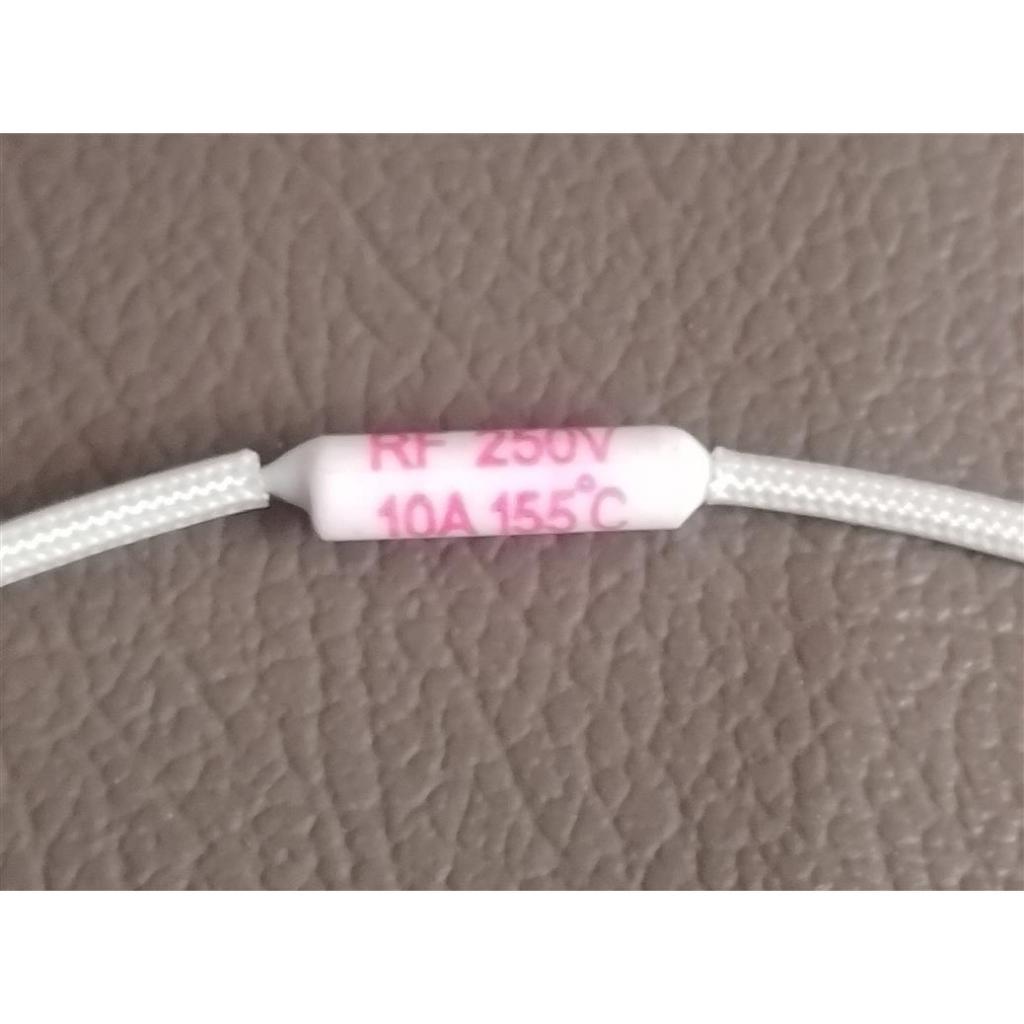 RF Fuse Ceramic 130°C155°C ,172°C ,192°C 200°C   216°C10A Lenght 9 cm.