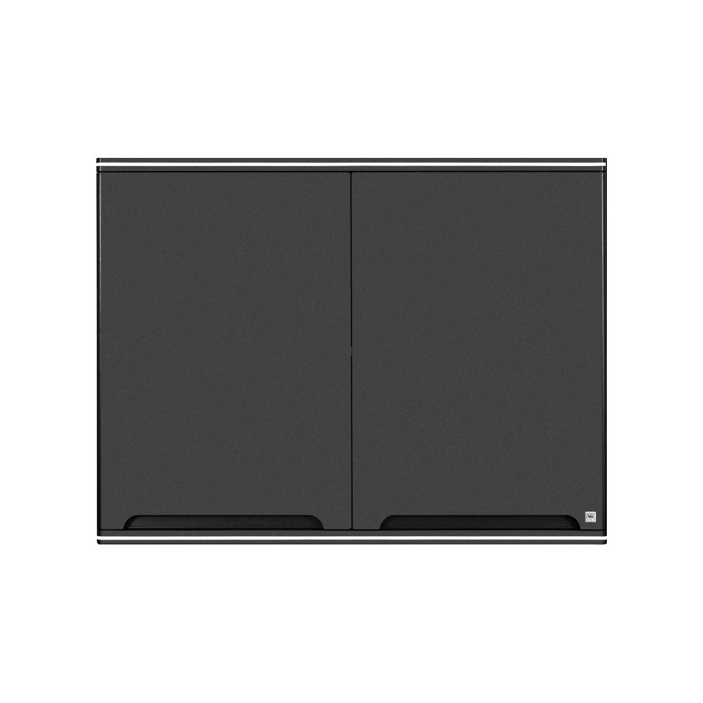 KING ตู้คู่ PLATINUM CURVE 90x67.8 ซม. สีเทา จัดส่งโดย HomePro