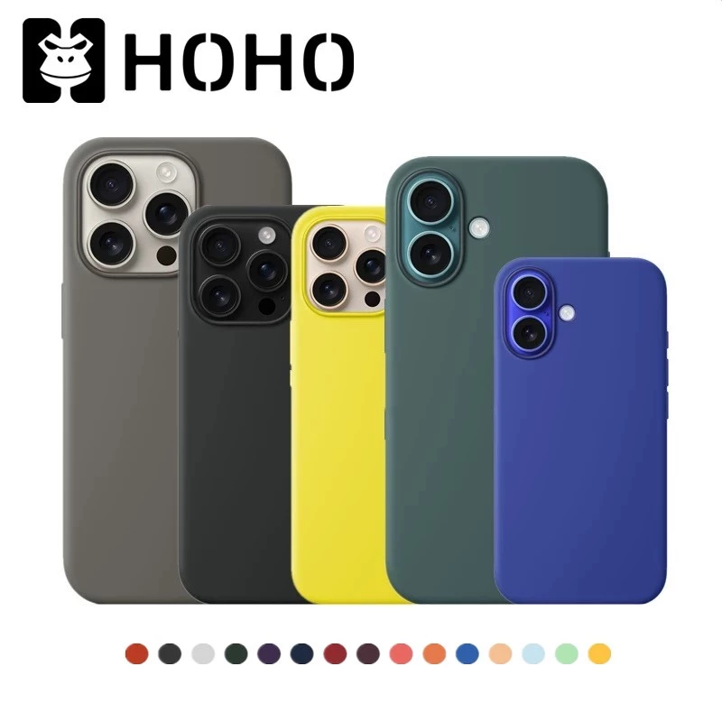 C เคสกำมะหยี่ เคสสำหรับไอโฟนเคสซิลิโคน ใช้สำหรับ Phone 16 17 Pro Max 17 Air 16 Plus TPU silicone Case เคสซิริโคนกำมะหยี่