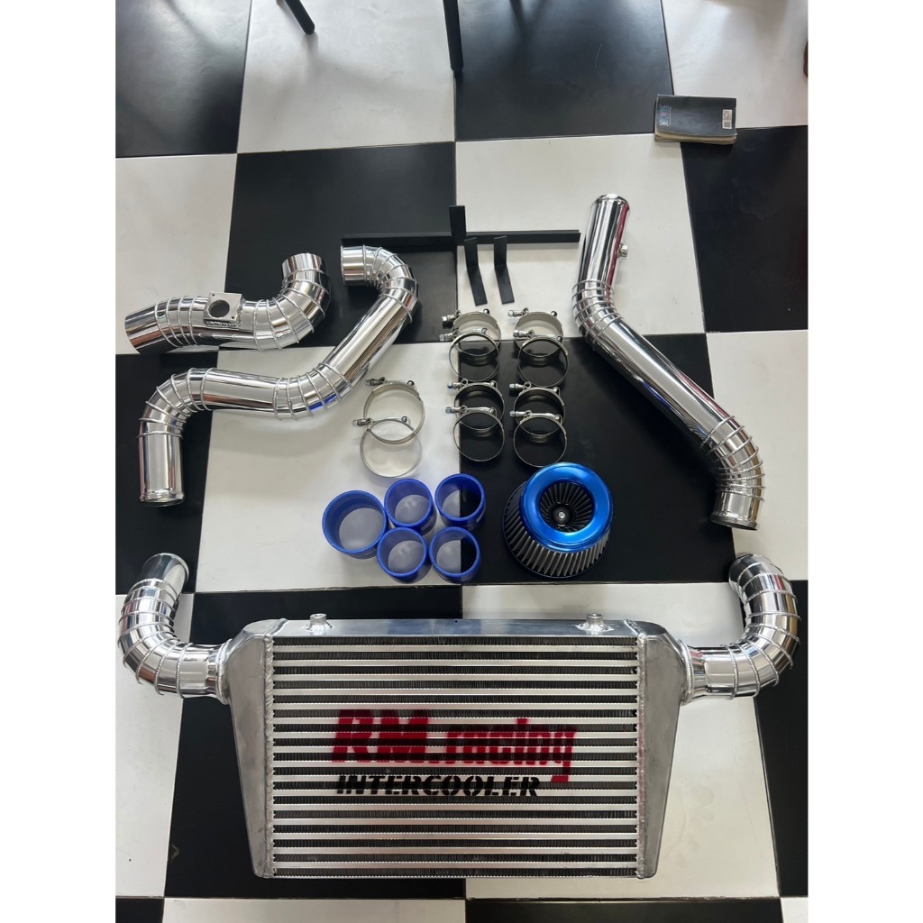 ชุดอินเตอร์แต่ง ตรงรุ่น อุปกรณ์ครบ พร้อมขายึดเหล็กสีดำบนล่าง กรองอากาศแบบผ้า กรองเปือยดูดสด