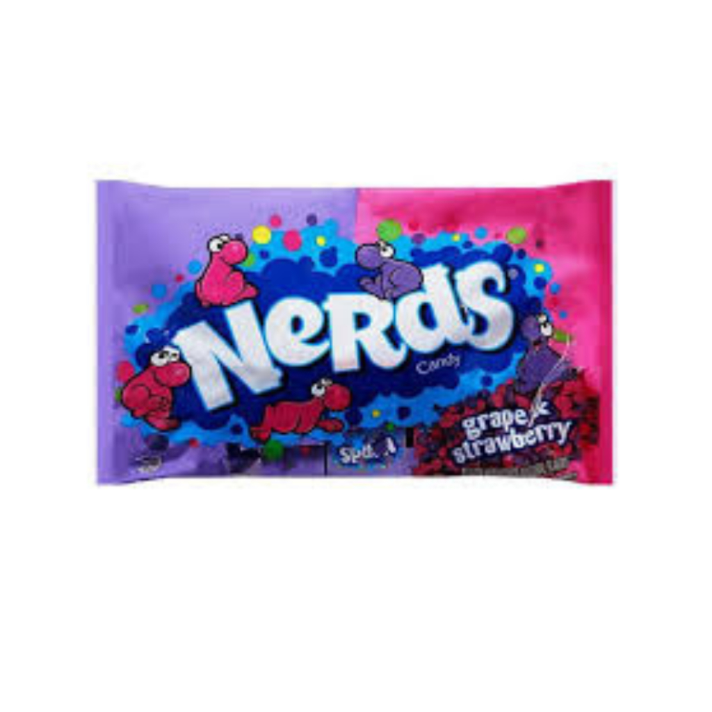 Nerds Candy Grape & Strawberry น้ำหนัก 340 กรัม สินค้าของ USA BBF.05/2026
