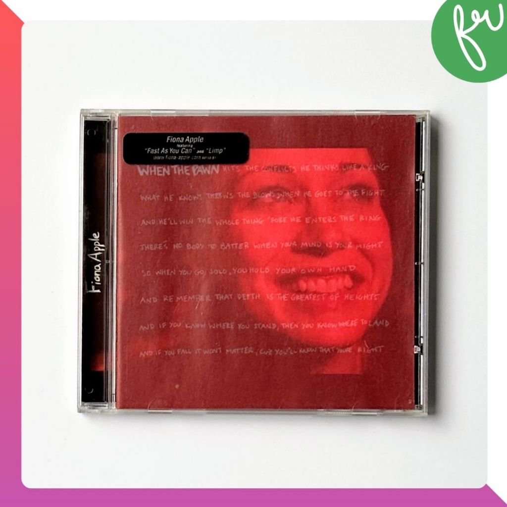 แผ่น CD แท้ เพลงสากล Fiona Apple – When The Pawn (US) Soft Rock, Pop Rock