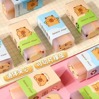 🐰ยางลบดินสอ ลายการ์ตูน🐻 📌เลือกลาย ✔️พร้อมส่ง ยางลบก้อน ลบคำผิด ยางลบการ์ตูน เครื่องเขียน ราคาส่ง