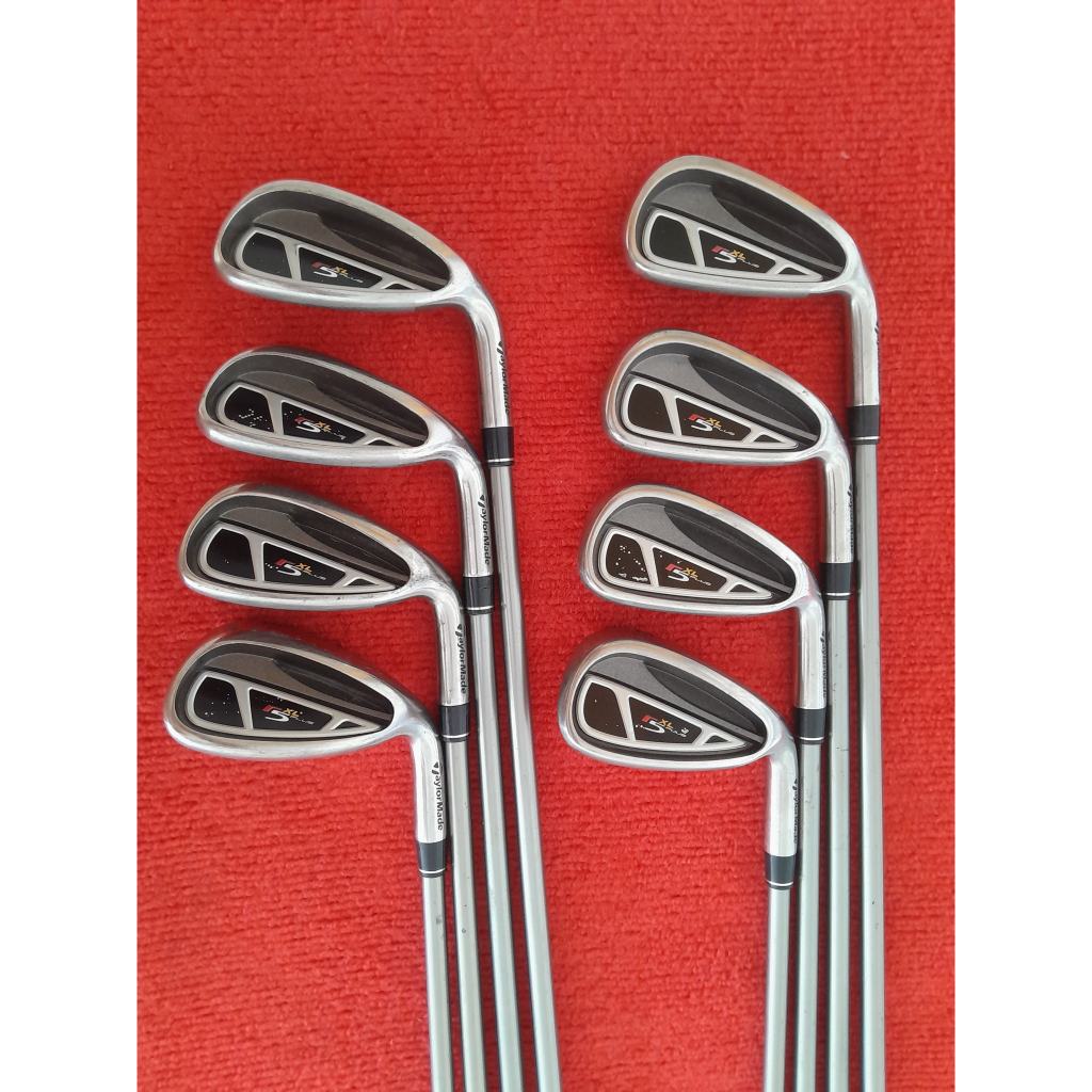 ไม้กอล์ฟ - ชุดเหล็ก TaylorMade r5 XL PLUS - เหล็กเบอร์ 5,6,7,8,9,P,A,S - สภาพดี - มือสอง