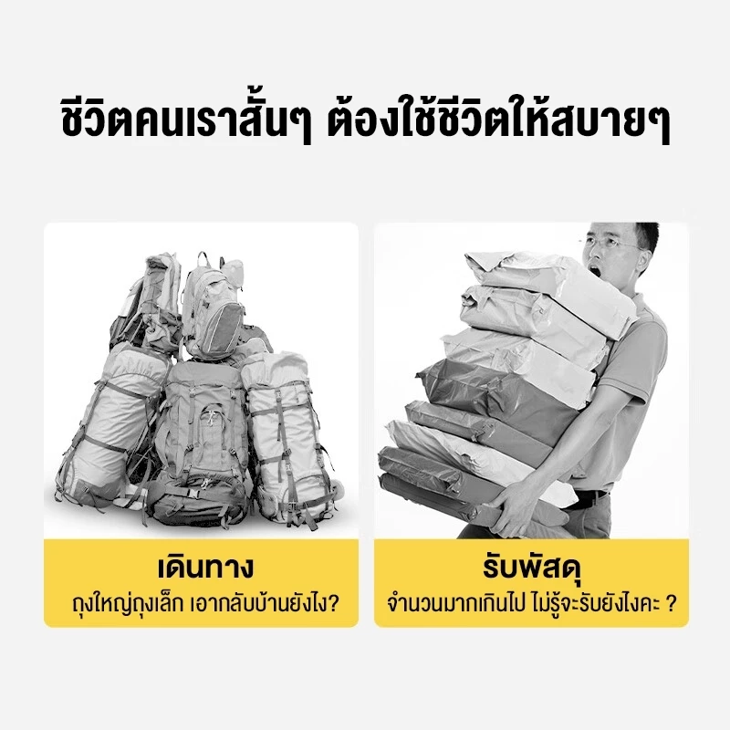 WTHB รถเข็นแคมป์ปิ้ง พับได้ รับน้ำหนัก 300kg ล้อใหญ่10นิ้ว ลูกปืนยางตัน พร้อมล็อค แบบพกพา thumbnail 3